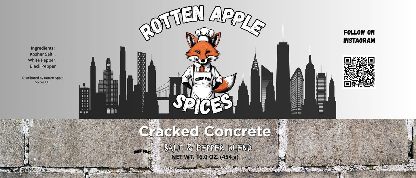 Cracked Concrete (salt & pepper)